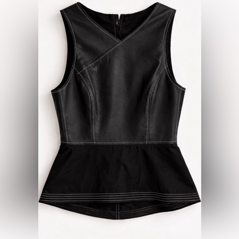 BCBGMaxAzria Black Sleeveless top